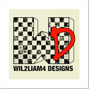 Wil2liam4 Designs logo parody v2 Posters and Art